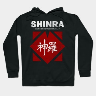 Shinra Electric Power Company Distressed T-Shirt - FF7 - Final Fantasy 7 - Shinra - Cloud Strife - Sephiroth - Soldier - Materia - Tifa Hoodie